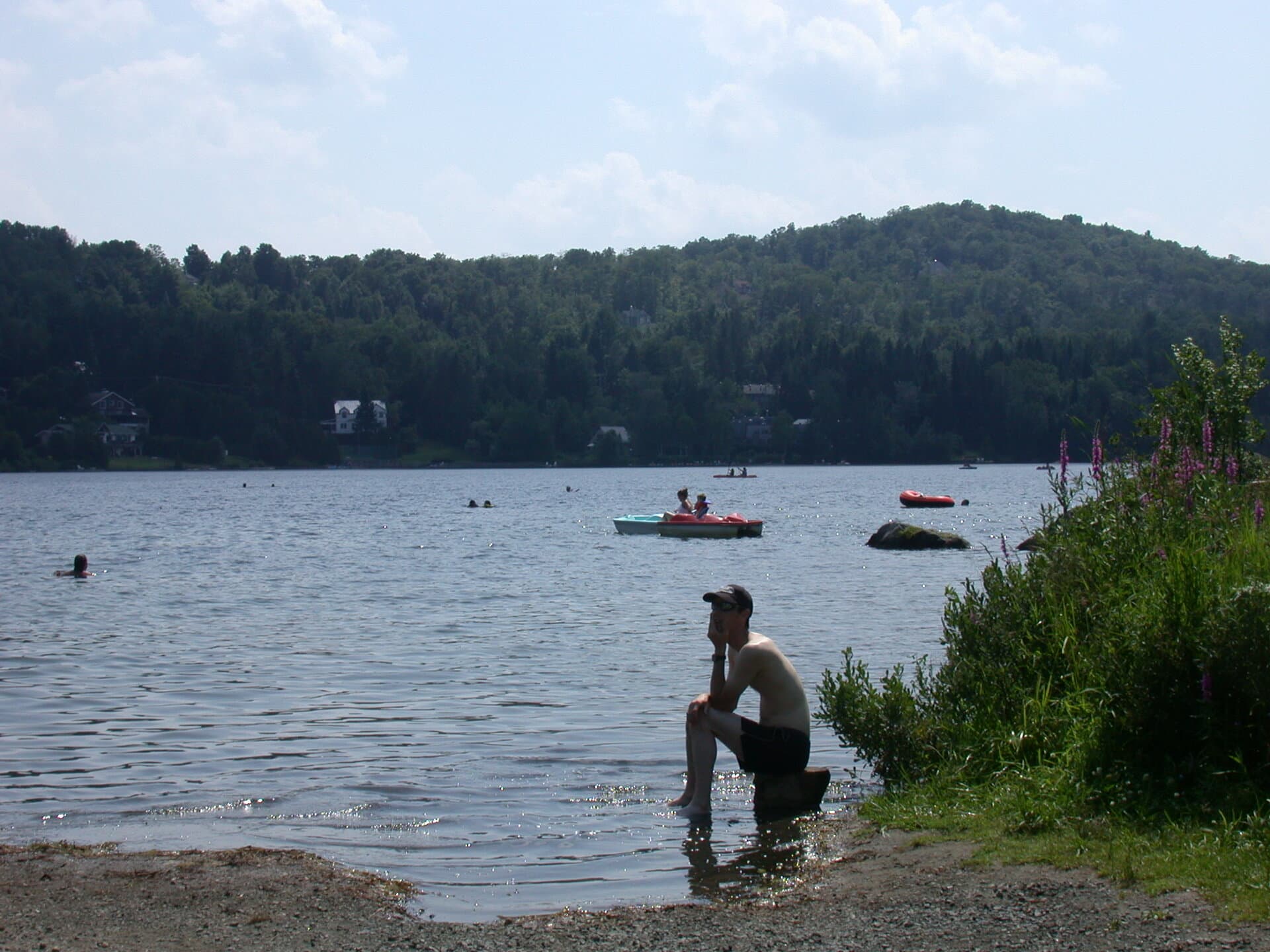 Lac Rond à Sainte-Adèle, Laurentides
